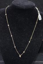 LADIES 1.27 DIAMONDS BY THE YARD 14K GOLD NECKLACE