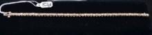 LADIES 3.77 CTTW DIAMOND & SAPPHIRE 14K BRACELET