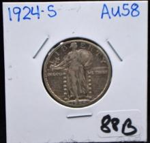 1924-S STANDING LIBERTY QUARTER