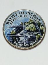 Korean War Collection Battle Of Inchon Kennedy Half Dollar Commemorative