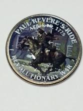 Revolutionary War Paul Reveres Ride Kennedy Half Dollar Commemorative