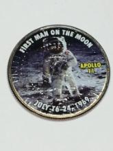 First Man On The Moon 45th Anniversary Kennedy Half Dollar Commemorative