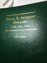 Susan B. Anthony Dollar Album 1979-1981 & 1999