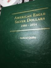 American Eagle Silver Dollar Album 1986-2014