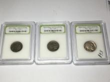 1920 P, D, & S Buffalo Nickels