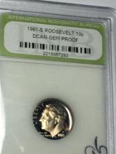 1981 S Roosevelt Dime