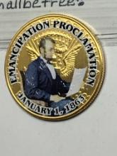 Advanced Civil War Coin Emancipation Proclamation