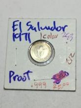 1971 El Salvador 1 Colon