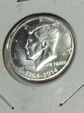 1964-2014 1/10 Ounce Kennedy Silver Commemorative