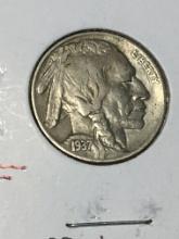 1937 S Buffalo Nickel