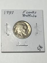 1937 P Buffalo Nickel