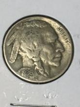 1936 S Buffalo Nickel