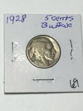 1928 P Buffalo Nickel