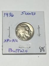 1936 P Buffalo Nickel