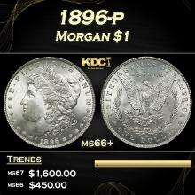 1896-p Morgan Dollar $1 Grades GEM++ Unc