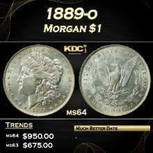 1889-o Morgan Dollar $1 Grades Choice Unc