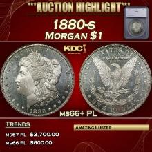 ***Major Highlight*** 1880-s Morgan Dollar $1 ms66+ PL SEGS (fc)