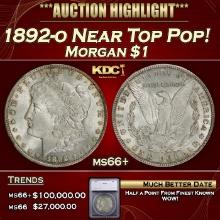 ***Major Highlight*** 1892-o Morgan Dollar Near Top Pop! $1 ms66+ SEGS (fc)