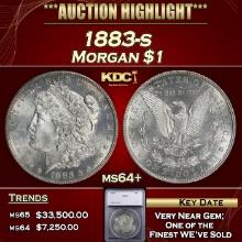 ***Major Highlight*** 1883-s Morgan Dollar $1 ms64+ SEGS (fc)