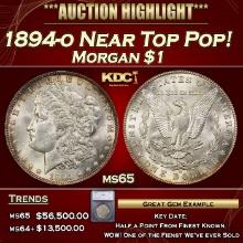 ***Major Highlight*** 1894-o Morgan Dollar Near Top Pop! $1 ms65 SEGS (fc)