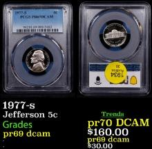 1977-s Proof Jefferson Nickel 5c pr69 dcam PCGS