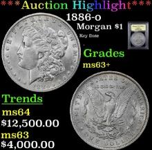 ***Major Highlight*** 1886-o Morgan Dollar $1 Select+ Unc USCG (fc)