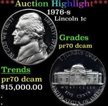 ***Auction Highlight*** 1973-s Proof Lincoln Cent 1c pr70 rd DCAM SEGS (fc)