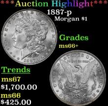 ***Major Highlight*** 1887-p Morgan Dollar $1 ms66+ SEGS (fc)