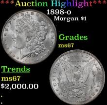 ***Major Highlight*** 1898-o Morgan Dollar $1 ms67 SEGS (fc)