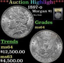 ***Major Highlight*** 1897-o Morgan Dollar $1 Choice Unc USCG (fc)