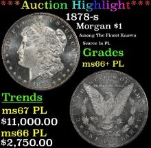 ***Major Highlight*** 1878-s Morgan Dollar $1 ms66+ PL SEGS (fc)