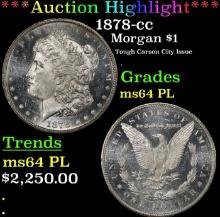 ***Major Highlight*** 1878-cc Morgan Dollar $1 ms64 PL SEGS (fc)