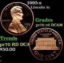 1997-s Proof Jefferson Nickel 5c pr70 dcam SEGS