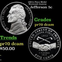 2006-s Proof Jefferson Nickel Return to Monticello 5c pr70 dcam SEGS