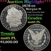 ***Major Highlight*** 1878-cc Morgan Dollar $1 ms65 PL SEGS (fc)