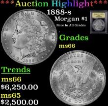 ***Major Highlight*** 1888-s Morgan Dollar $1 GEM+ Unc USCG (fc)