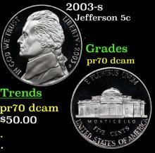 2004-s Peace Medal Proof Jefferson Nickel Westward Journey 5c pr70 dcam SEGS