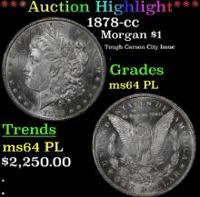 ***Major Highlight*** 1878-cc Morgan Dollar $1 ms64 PL SEGS (fc)