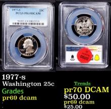 1977-s Proof Washington Quarter 25c pr69 dcam PCGS