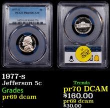 1977-s Proof Jefferson Nickel 5c pr69 dcam PCGS