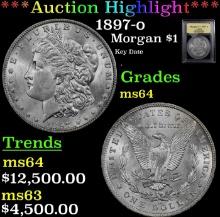 ***Major Highlight*** 1897-o Morgan Dollar $1 Choice Unc USCG (fc)