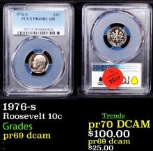 1976-s Proof Roosevelt Dime 10c pr69 dcam PCGS