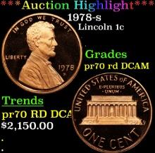 ***Auction Highlight*** 1981-s Ty 1 Proof Lincoln Cent 1c pr70 rd DCAM SEGS (fc)