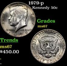 1979-p Kennedy Half Dollar 50c Grades GEM++ Unc