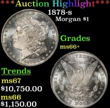 ***Major Highlight*** 1878-s Morgan Dollar $1 ms66+ SEGS (fc)