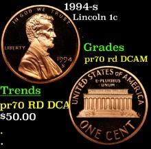 1995-s Proof Lincoln Cent 1c pr70 rd DCAM SEGS