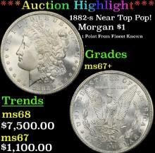 ***Major Highlight*** 1882-s Morgan Dollar Near Top Pop! $1 ms67+ SEGS (fc)