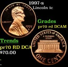 1998-s Proof Lincoln Cent 1c pr70 rd DCAM SEGS