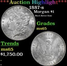 ***Major Highlight*** 1887-s Morgan Dollar $1 ms65 SEGS (fc)