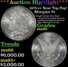 ***Major Highlight*** 1878-cc Morgan Dollar Near Top Pop! $1 ms66 SEGS (fc)